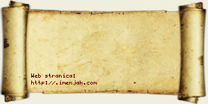 Isak Jočanin vizit kartica